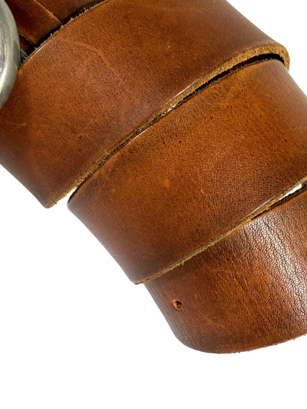 GUCCI GG Marmont Leather Belt (Style 406831) in Brown Size 85/34